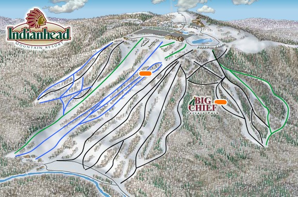 Indianhead trail map